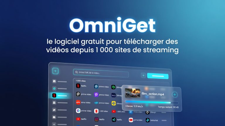 OmniGet : le logiciel gratuit pour télécharger des vidéos depuis 1 000 sites de streaming